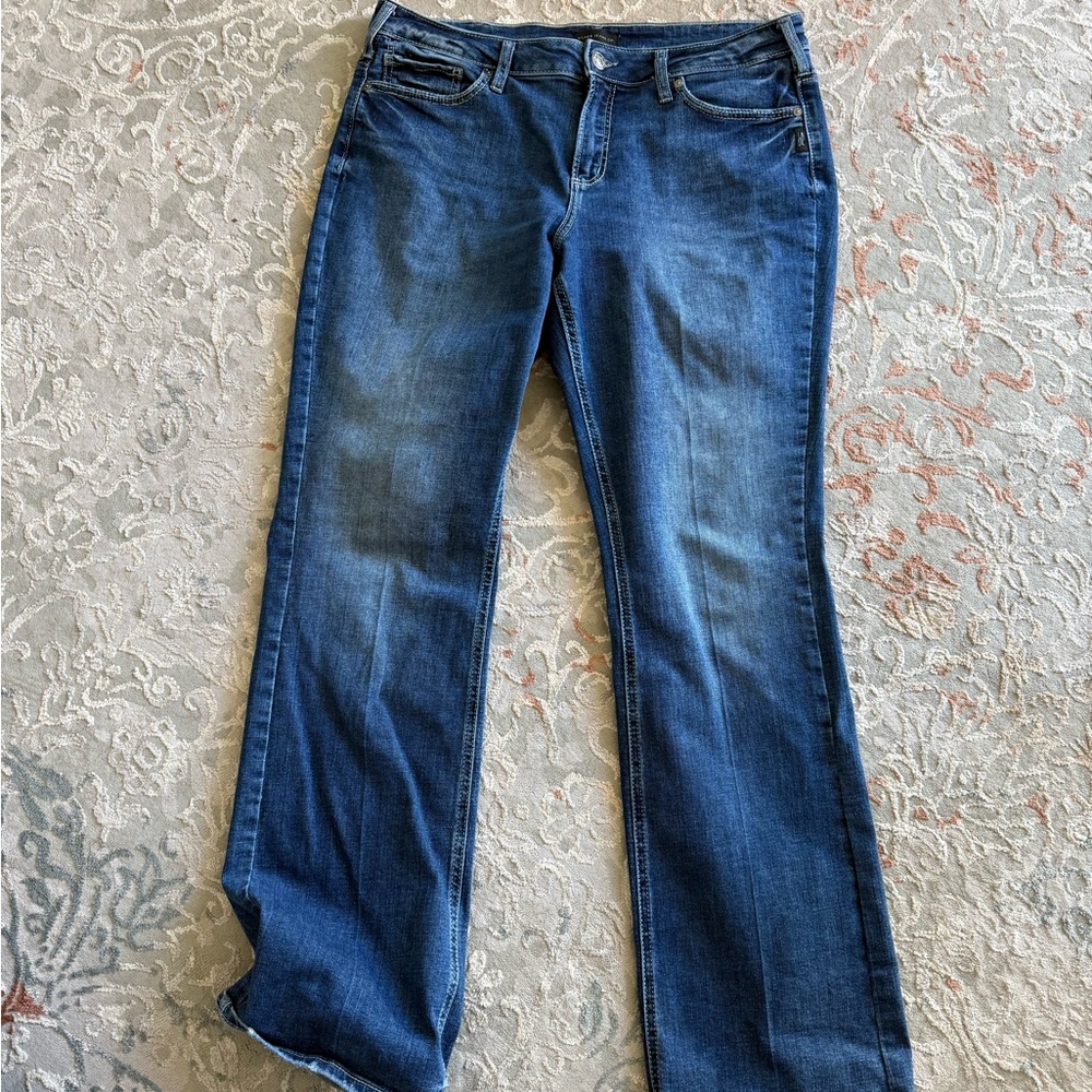 Silver Jeans Women's Boot Cut in Deep Blue